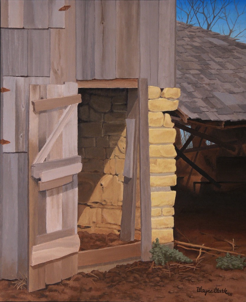 0806_Back Door to Bob Gaughan's 100 plus Year Old Barn