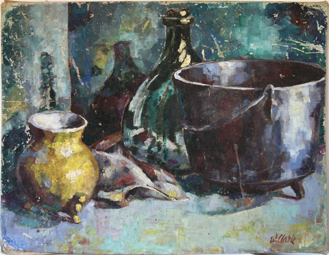 Still Life with Iron Pot