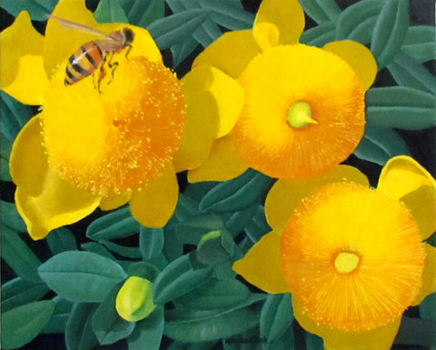 Bush with Yellow Flowers