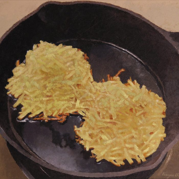 Cast Iron Skillet with Hash Browns